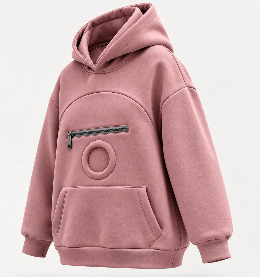 Patiyo Evcil Hayvan Taşıma Cepli Kapüşonlu Sweatshirt